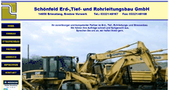 Desktop Screenshot of firma-schoenfeld.de