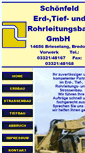 Mobile Screenshot of firma-schoenfeld.de